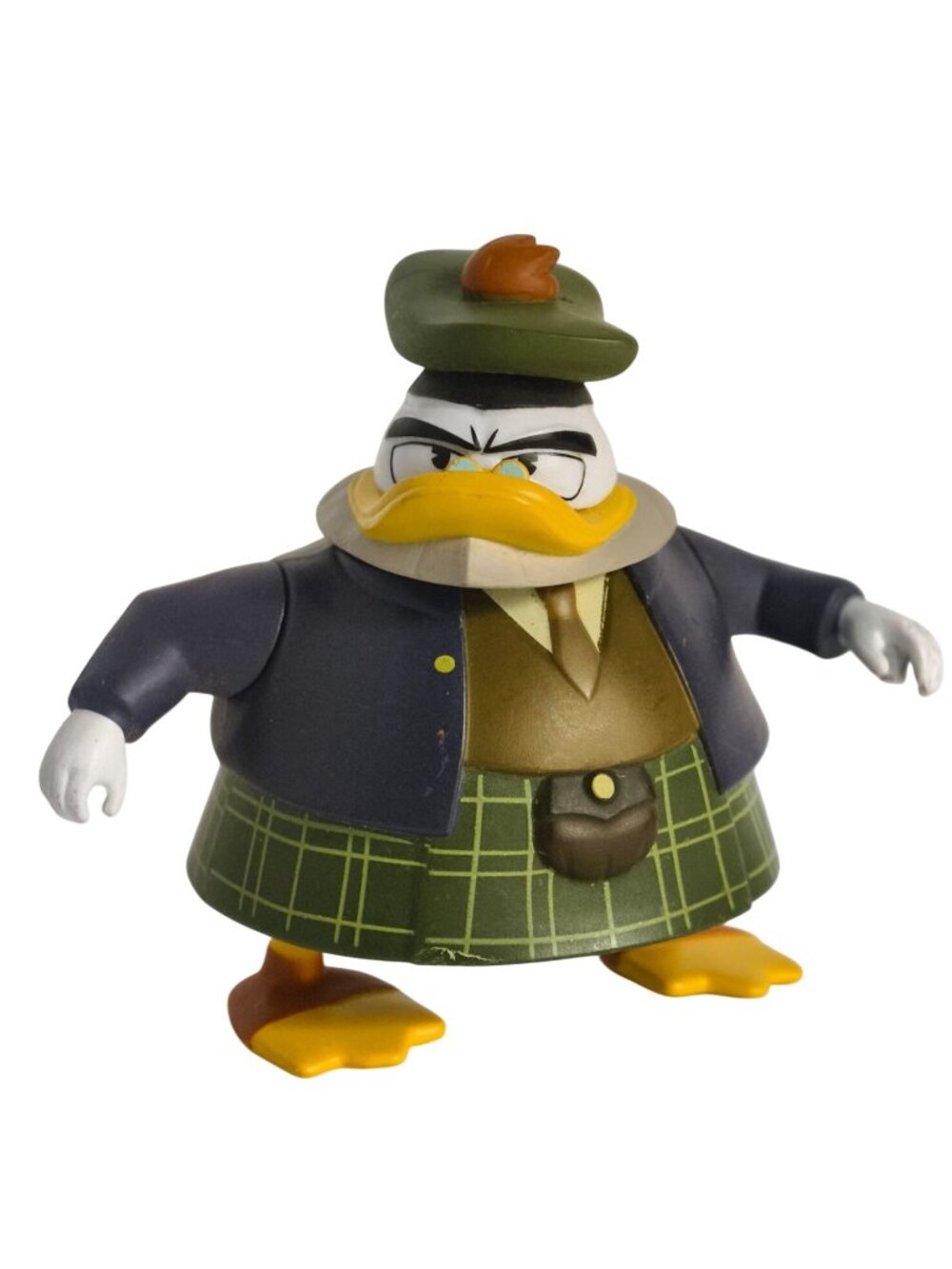 Disney DuckTales Flintheart Glomgold Action Figure Plaid Outfit Rare Toy Collect